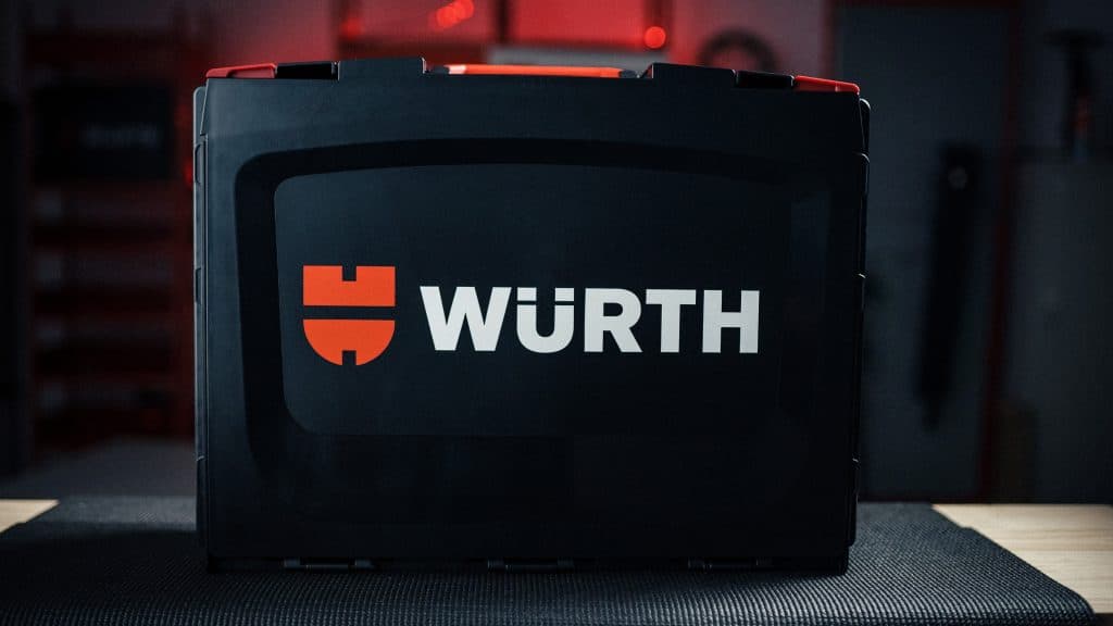 Maletín para el taladro percutor a batería de Würth ABH 18 Basic.